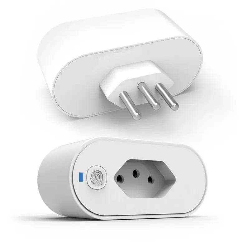 Adaptador 16A soquete Wi-Fi Tuya, Smart Life App Control, Alexa e Google Home, Adaptador de soquete canal