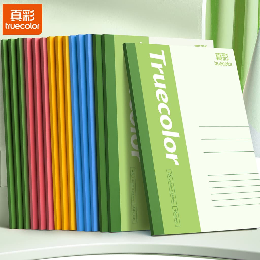 Caderno de cor Real Caderno simples do ensino médio Alunos do ensino médio Papelaria dedicada Alunos do ensino fundament