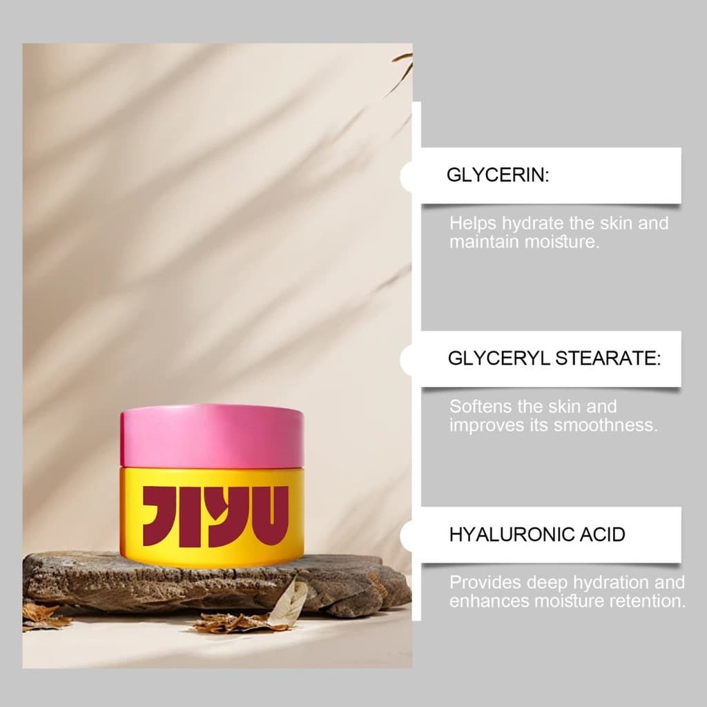JIYU NAD + creme hidratante Anti-envelhecimento, firmador de rugas leves, hidratação profunda, brilho do tom da pele, ba