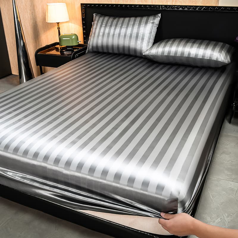 Lençol De Cama Individual/Queen/King Size Premium Lavagem Algodão Cadar Macio E Pele-frie