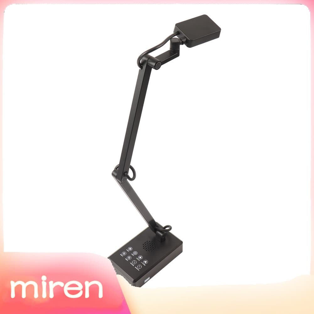 Miren.br Câmera de documento USB de 16 MP com microfone Webcam com foco automático 4K para webconferência Aprendizagem