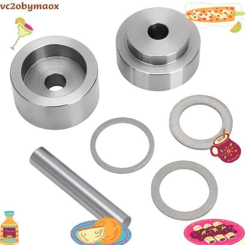 Anel De Moeda Fazendo Kit De Fabricação De Perfuração Conjunto E Matriz Autocentrante De 4 Peças Para Anéis De Moedas ,