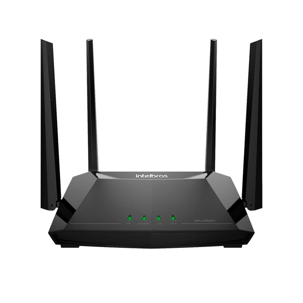 Roteador Wi-Force W5-1200G Intelbras Dual Band Wifi 5 Bivolt