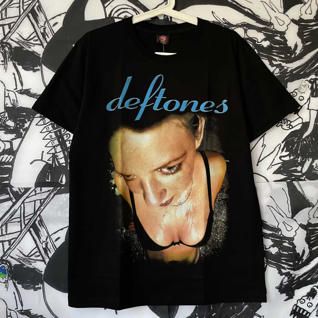 Music.Soul Camiseta Masculina Deftones Fãs Around The Fur Estética Nu-Metal Unissex 100% Algodão