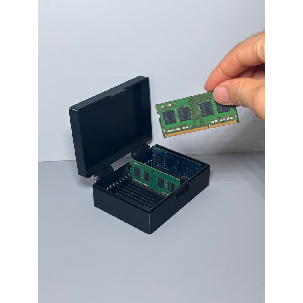 Caixa de Armazenamento para Módulo de Memória de Laptop | Pacote de 20 peças | Suporta caixa de armazenamento de módulos