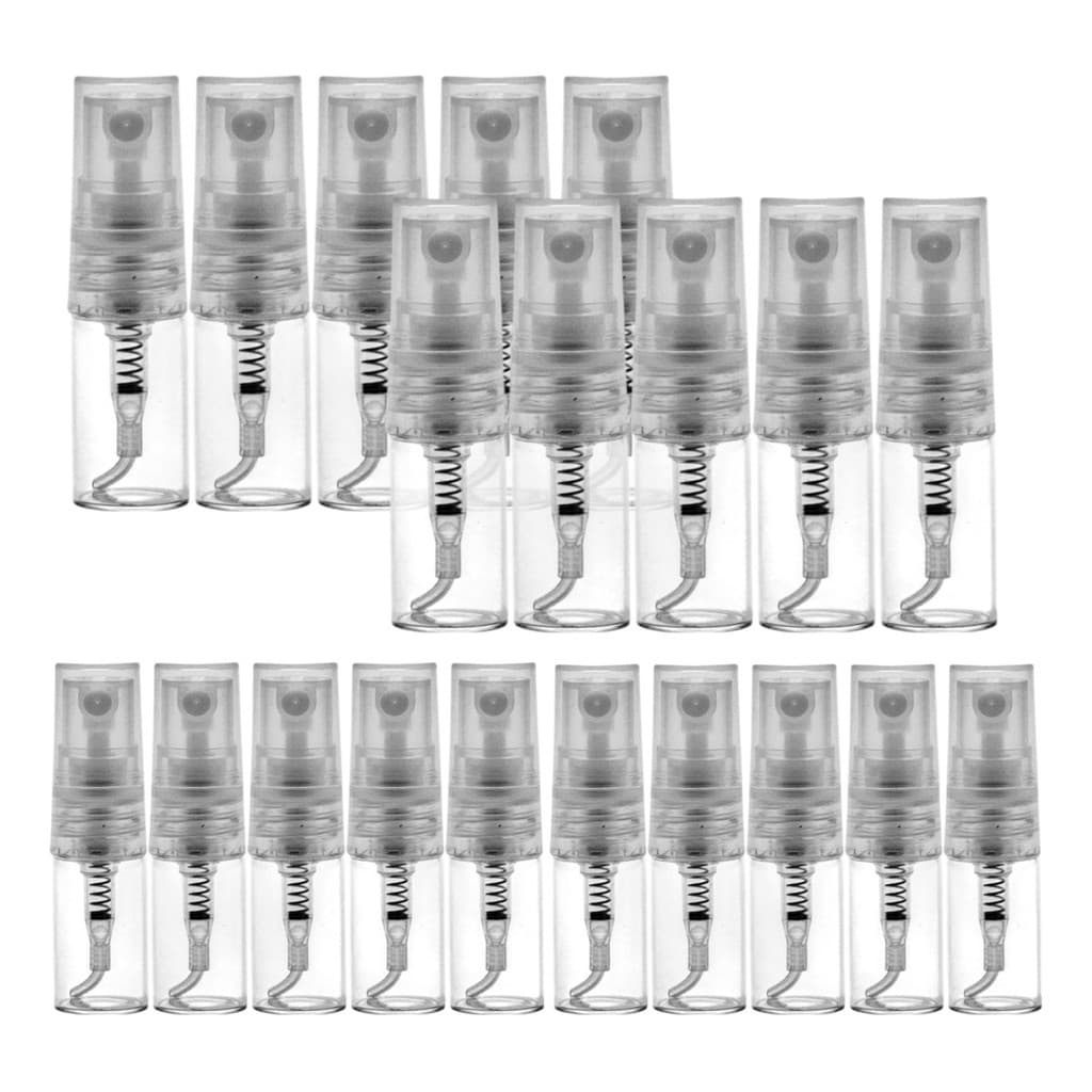 Kit 05 Un Frasco Vidro 2ml Para Decant Perfume Spray 2ml