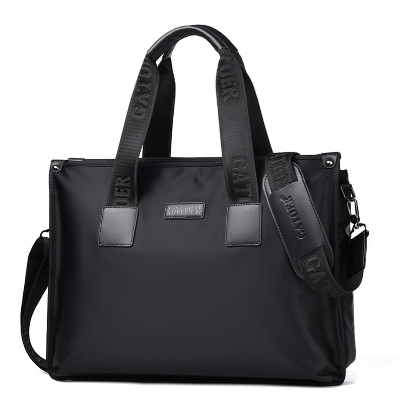 Bolsa de negócios masculina bolsa mensageiro de lona de grande capacidade estilo Horizontal juventude Oxford pano saco d