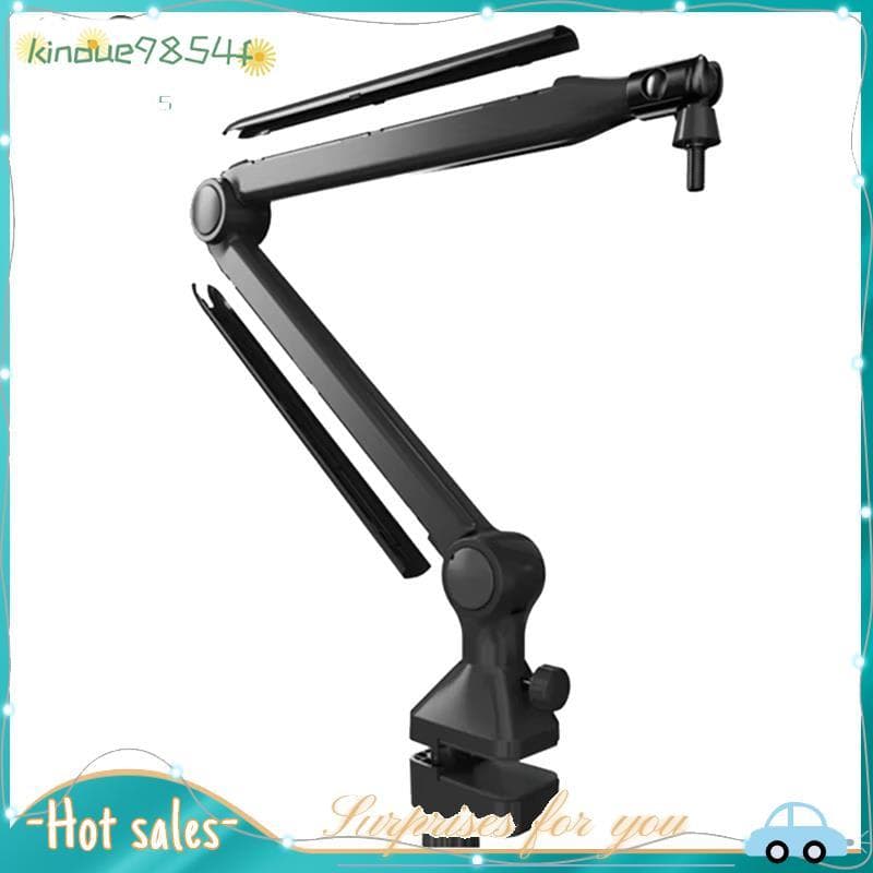 Novo Suporte De Microfone De Mesa Imprensa Ajustável Cantilever Suspensão Boom Scissor Braço Para Transmissão Ao Vivo