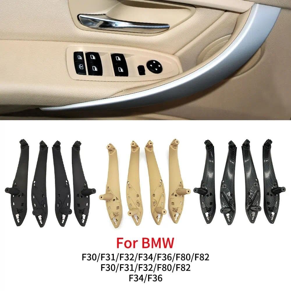 Frente Do Carro Traseiro Interior Maçaneta Da Porta Puxar Acessório Para BMW F30 F31 F32 F33 F34 F36 3 4 Série 318 320 3