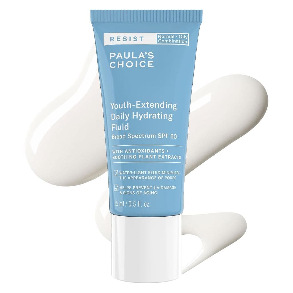 Paula's Choice RESIST Hidratante Facial Diário com Protetor Solar FPS 50, Protetor Solar Facial para Pele Oleosa, Camomi
