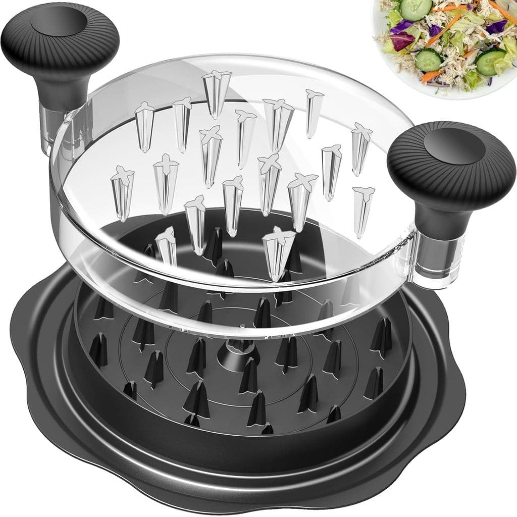 Ukeetap 10" Pro Chicken Shredder Tool Twist Large para Cozinha, Moedor de Carne Seguro para Alimentos e Livre de BPA, De