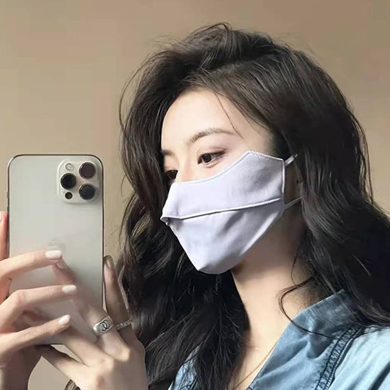 2026 novo estilo protetor solar rosto cheio proteção para os olhos máscara de canto feminino verão estilo fino respiráve