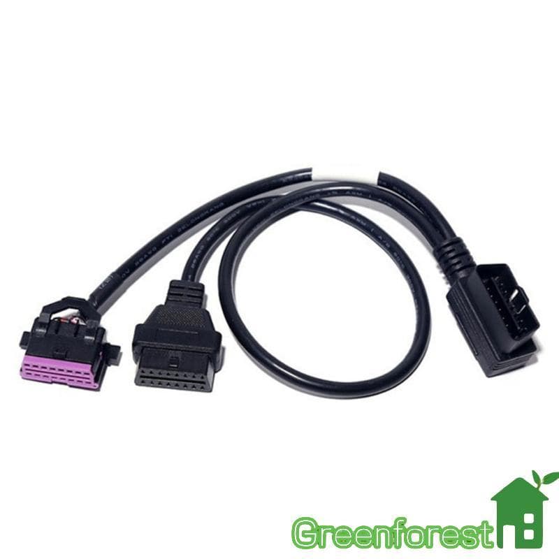 greenfor Splitter Extensão Conector 16 Pinos 50 Cm Comprimento PVC Revestido Para