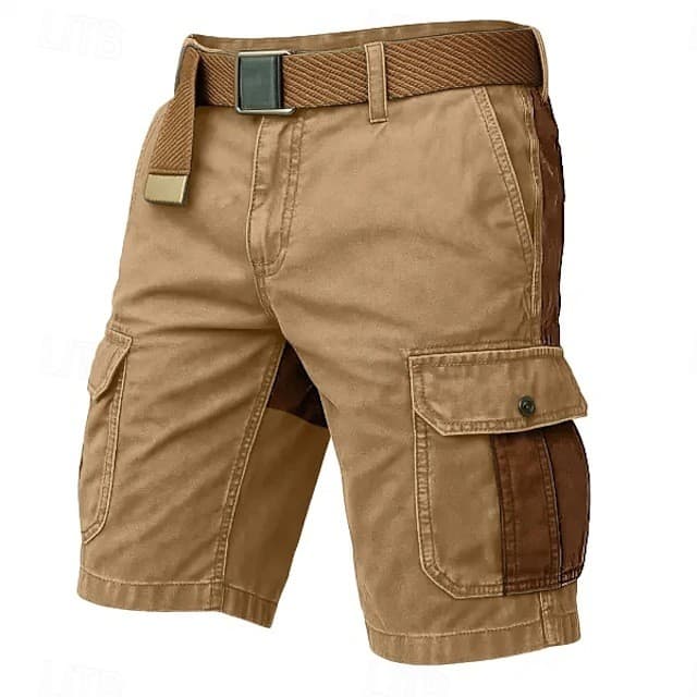 Masculino lavado puro algodão cor combinando Casual tridimensional saco macacão moda esportes duplo zíper aberto virilha