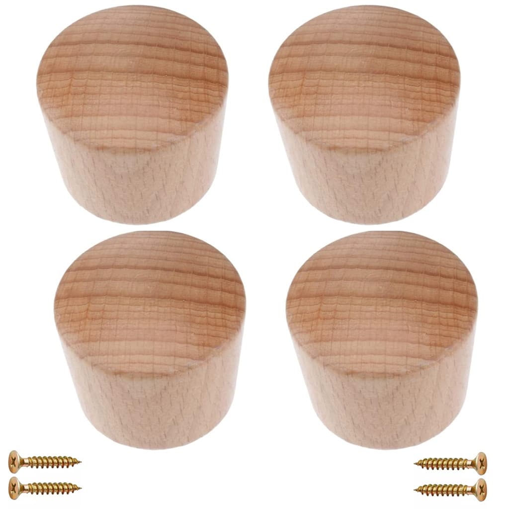 KIT COM 4 PUXADOR DE MADEIRA ARATI