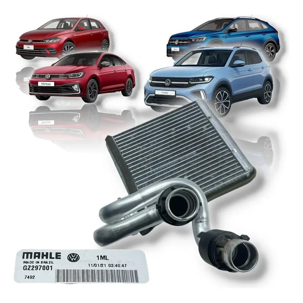 Radiador Ar Quente Vw Polo/t-cross/virtus Mahle Gz297001