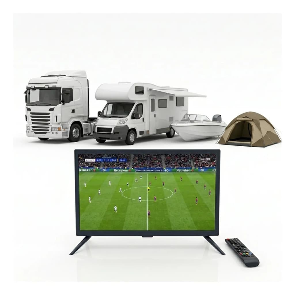 Tv Smart Para Caminhão Carros Barcos 12/24v 24 Polegadas
