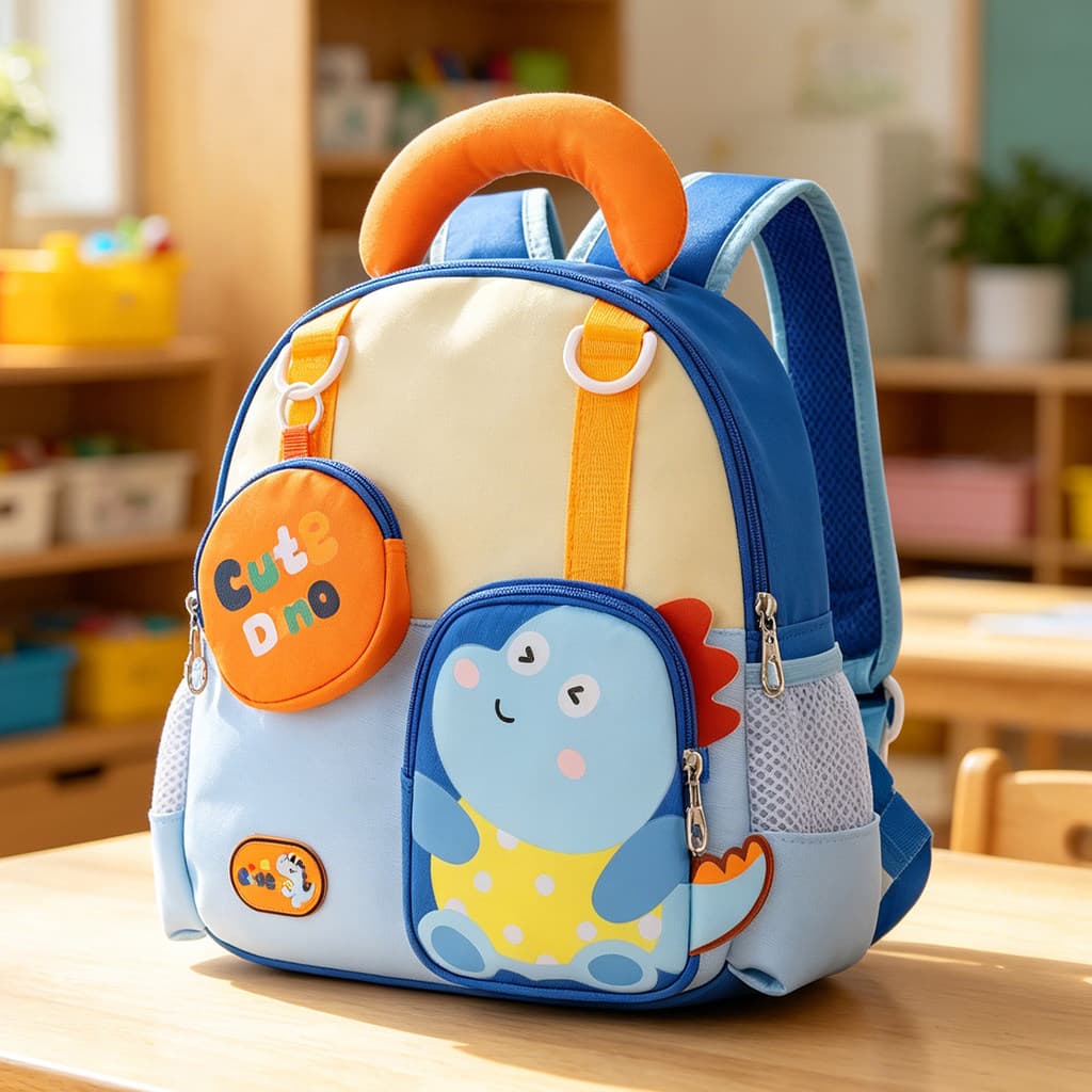 Pequeno dinossauro mochila jardim de infância menino novo estilo menino 3-6 anos de idade 4 pequeno médio grande classe