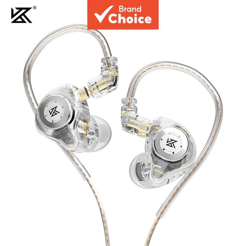KZ Edx Pro Fones De Ouvido Intra-Auriculares Dinâmicos HiFi Dj Esportivos Com Cancelamento De Ruído Zstx Música Uso Diár