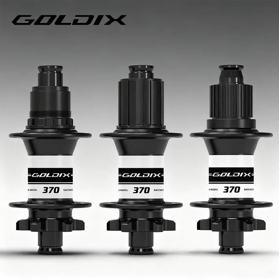 GOLDIX M370 Cubo De Roda De Mountain Bike Com 32 Furos , Rolamento Selado Catraca , Freio A Disco De 6 Parafusos , Cotov