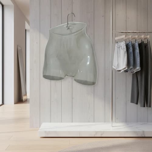 Manequim Quadril Feminino Para Biquini Em Pvc Transparente