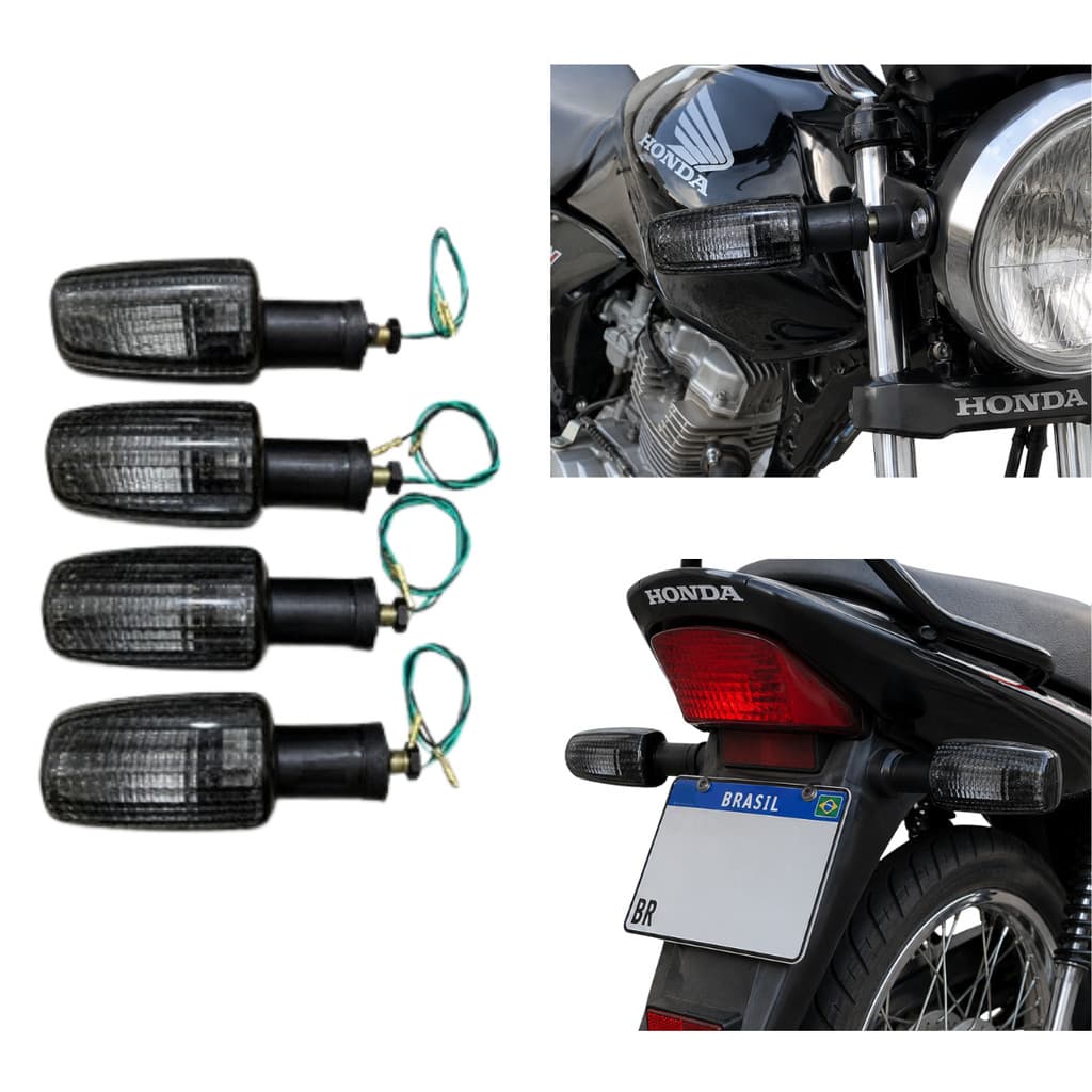 Pisca Seta Honda CG Titan 125 150 Fan Twister CB 300 Universal ENVIO IMEDIATO