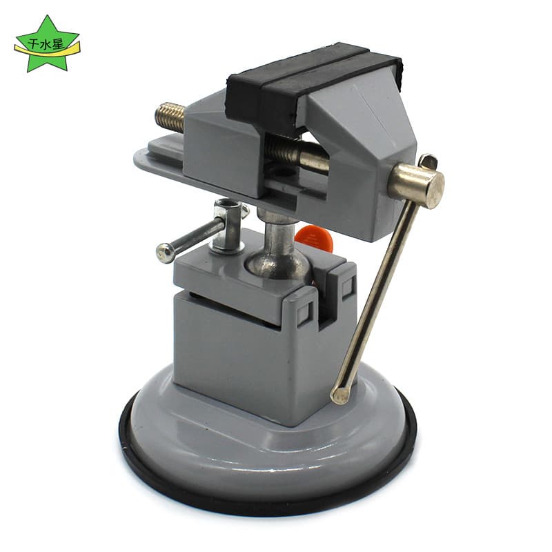 Torno de mesa Triangular Mini pequeno torno de mesa doméstico alicate de fixação de bancada Universal alicate de mesa mo