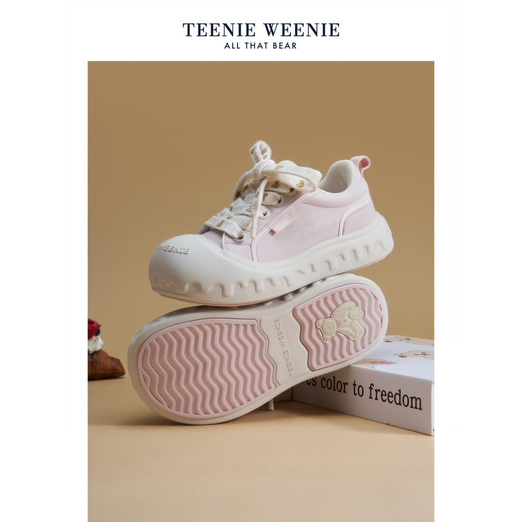 Teenie Weenie Bear IP Tênis Meninas Sapatos Casuais 2026 Outono Novo Estilo Antiderrapante Dexun Tênis