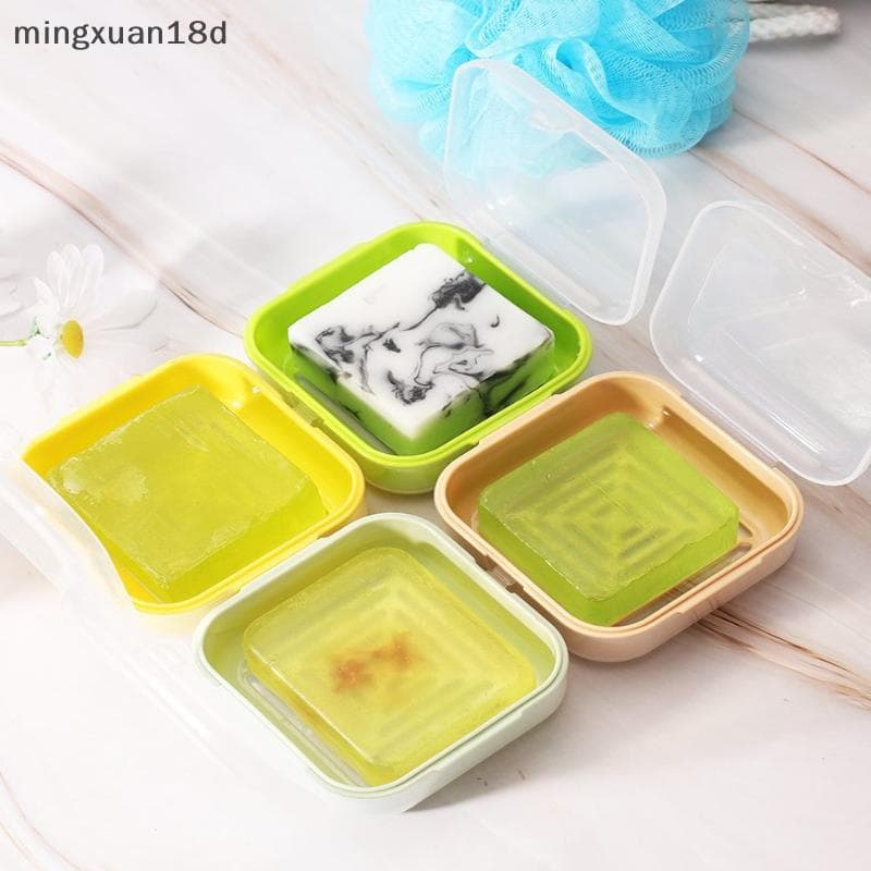 ming Mini Caixa De Sabonete Portátil À Prova De Vazamentos Para Viagens , Camping E Dormitório [COD]