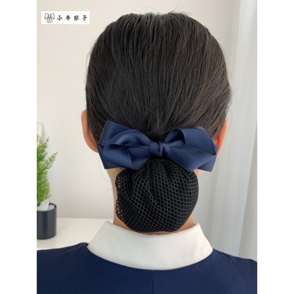 Pequeno pano senhora enfermeira cocar grampo de cabelo cabeça flor placa rede de cabelo bolso profissional elegante arco