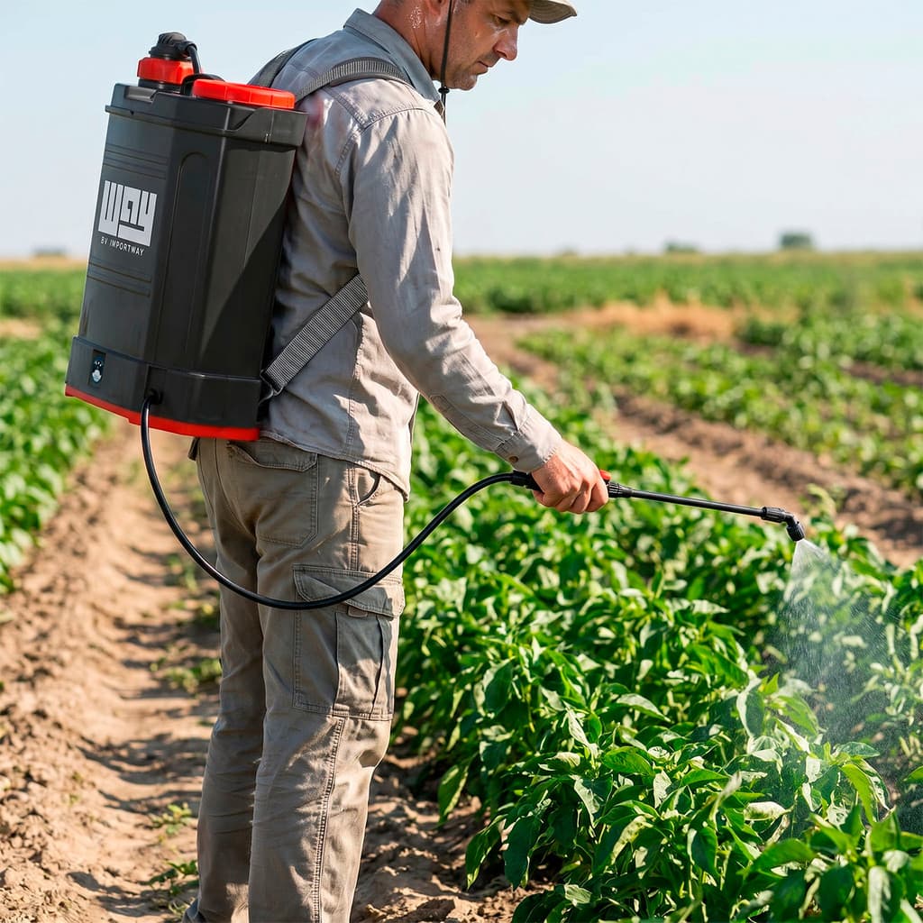 Pulverizador Eletrico Bateria 20L Alta Pressão Agrícola Para Roça Fazenda horta Dedetização Premium