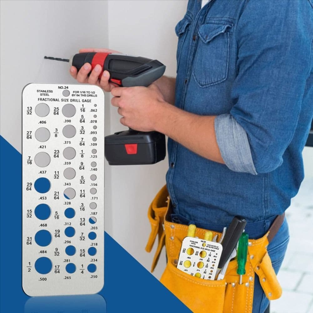 Medidor De Broca  , Modelo De Fio De Parafuso De Design De Furo Suspenso , Placa De Verificação Resistente Com Pa