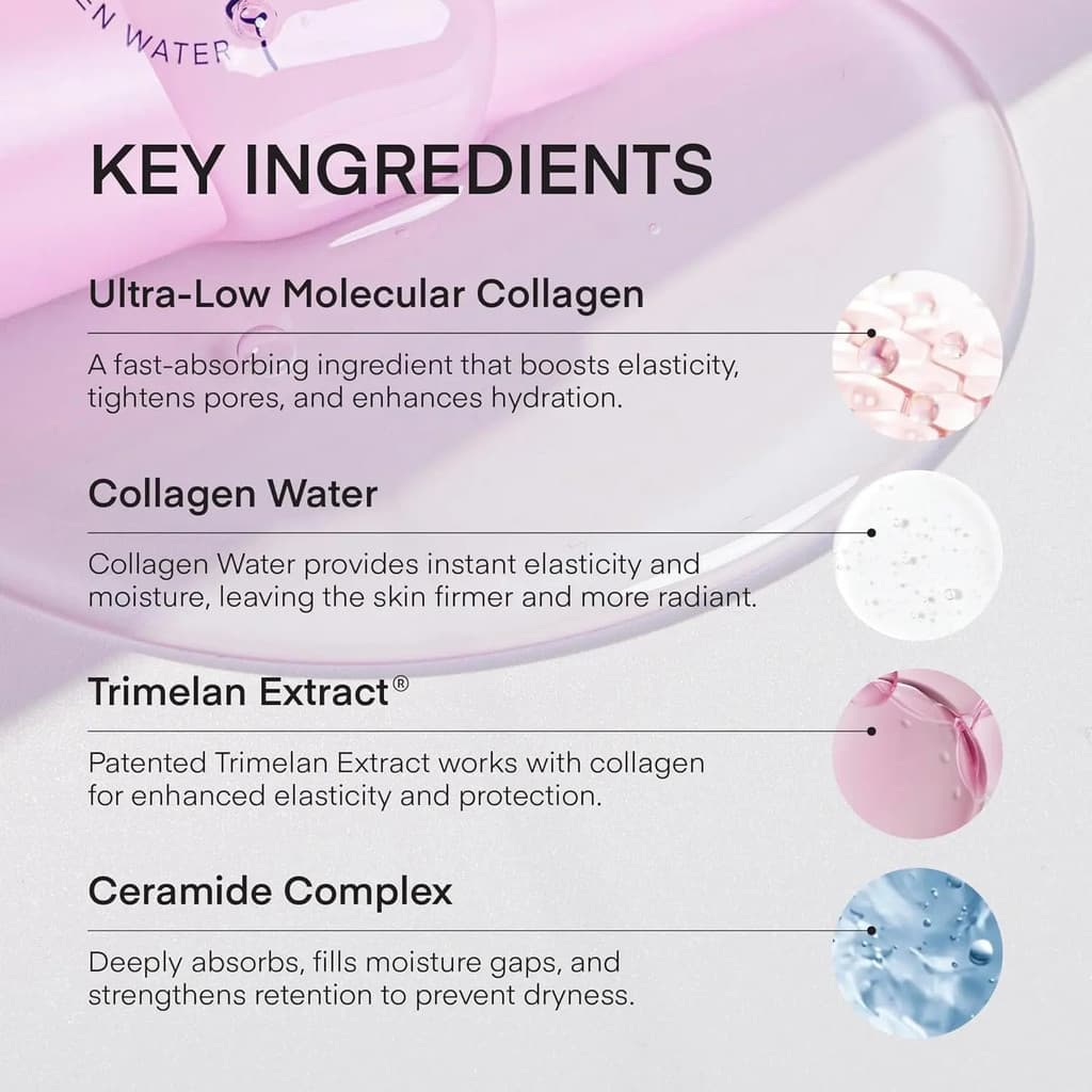 Máscara Facial Coreana Hidratante Terez & Honor Collagen Peel-Off com Colágeno de 100 Dalton para uma Pele Firme e Radia