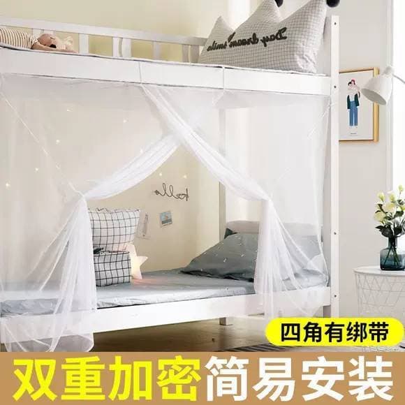 Dormitório estudantil mosquiteiros criptografado Anti-mosquito beliche superior inferior 0.9m prateleira cama 1.2 cama d