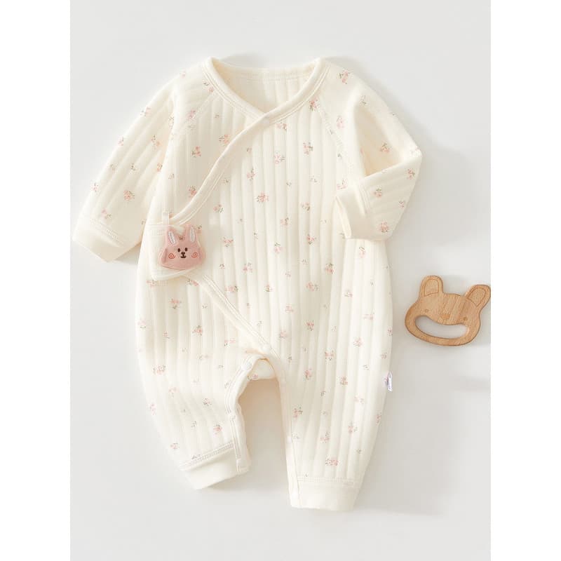 [Bolsa acolchoada para maternidade com cerca de 22 graus] Roupas para bebês recém-nascidos outono inverno body acolchoad