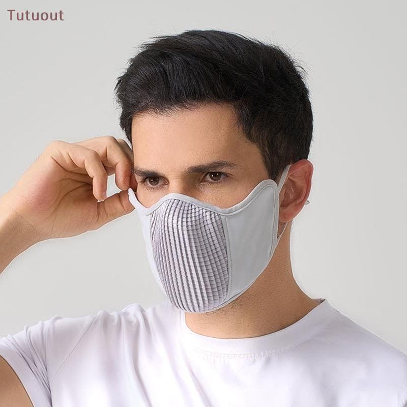 Máscara Facial Esportiva Respirável TUTU, Lavável, À Prova de Vento, Proteção UV Contra o Sol para Homens e Mulheres, Ci