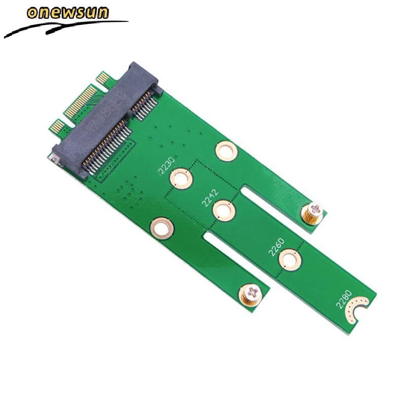 NGFF M . 2 B Chave Para MSATA Mini PCI-E Express SATA 3.0 SSD Suporta Slot De Modo Macho Conversor Placa Adaptadora 2242