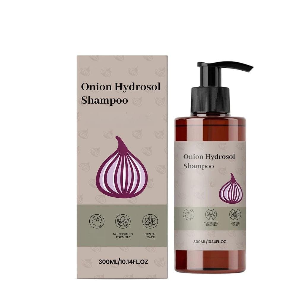 Shampoo de Hidrossol de Cebola com Alecrim e Biotina, Sem Sulfato, Sem Parabenos, para Cuidado Suave do Couro Cabeludo,