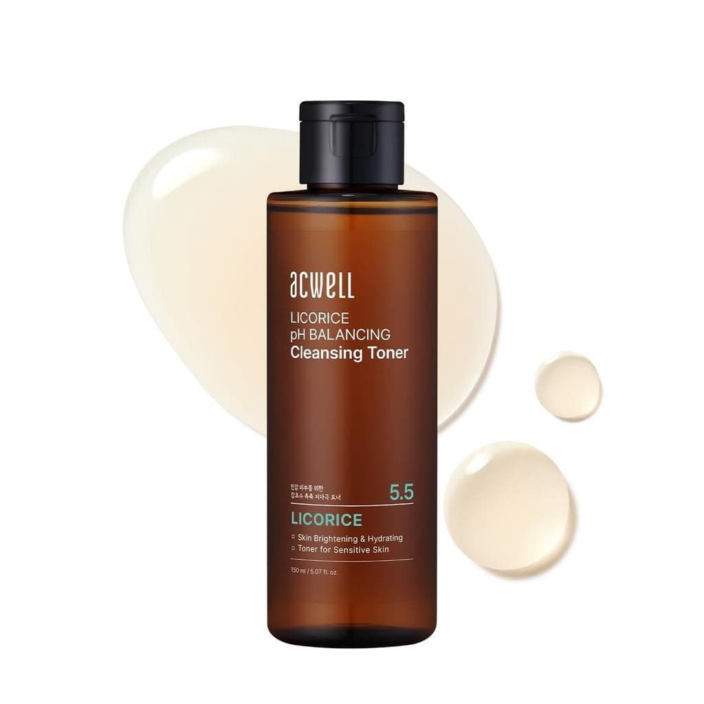 ACWELLLicoricepH5.5BalancingKoreanTonerand5.07fl.oz.-Tônico facial hidratante sem álcool TCRL