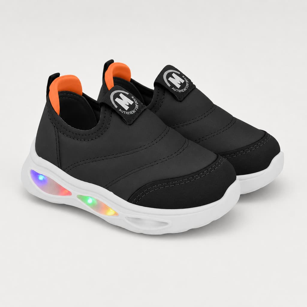 Tenis Bebe Masc Molekinho Courino C/ Led