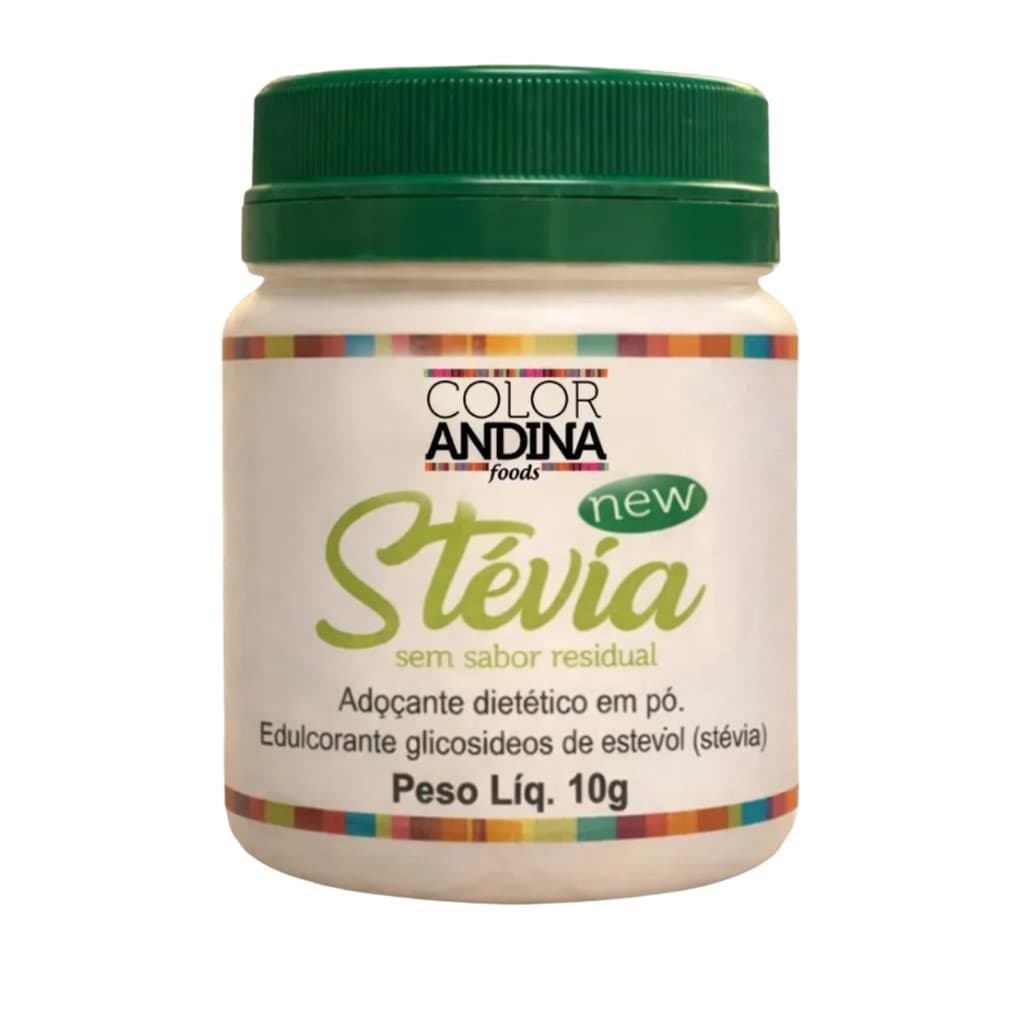 Adoçante Natural Stévia 10g Sem Amargor Color Andina