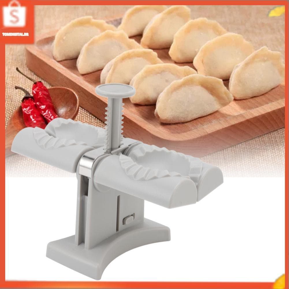 Fabricante automático de bolinhos de cabeça dupla Vistreck - ABS fácil de usar e molde de aço inoxidável para cozinha