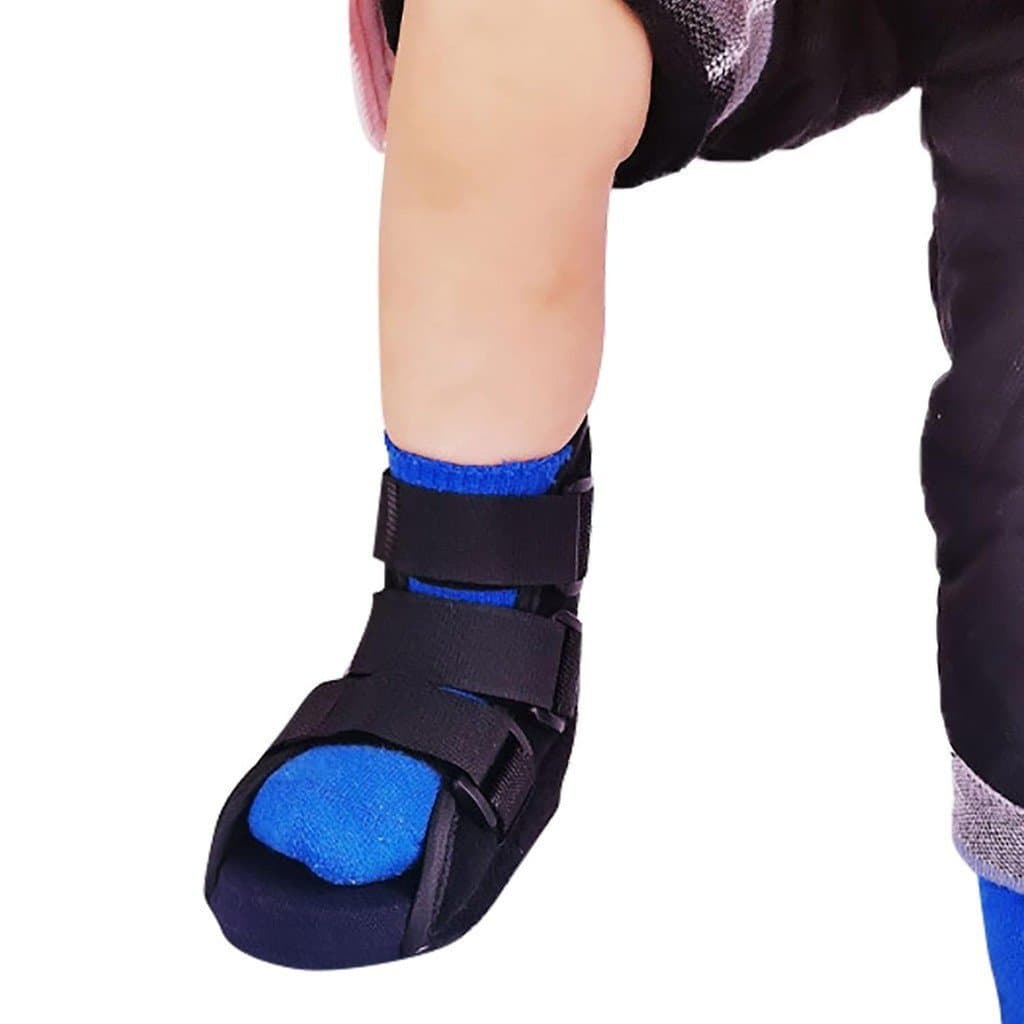 Bota Ortopédica Pós-operatória Infantil GREUS, Bota Médica Ajustável para Fraturas, Bota de Gesso, Bota Ortopédica 26PJ
