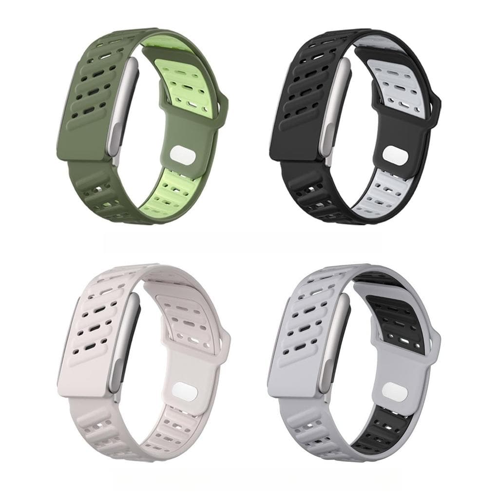 Pulseira De Substituição De Silicone Macio Para Whoop 5.0 Versão Regular ECG Respirável Dupla Cor Relógio Esportivo Five