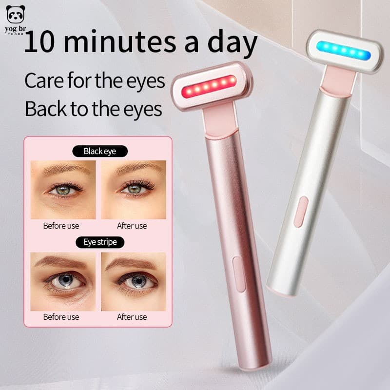 Massageador Ocular Microcorrente-Compressa Quente Para Bolsas Oculares E Alívio Da Fadiga