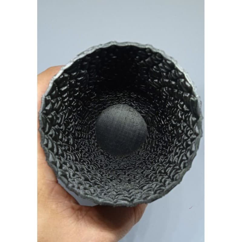 Vaso 3D Texturizado com Design Contemporâneo