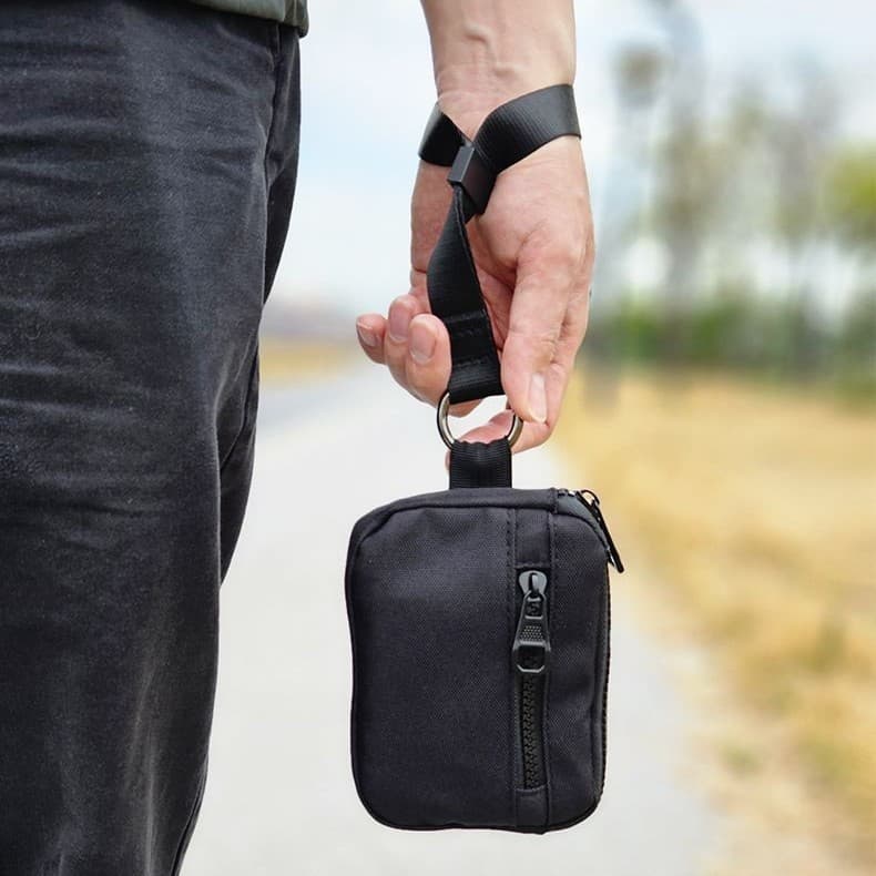 Multifuncional fivela de Metal portátil bolsa de moedas titular do cartão à prova dwaterproof água das mulheres dos home