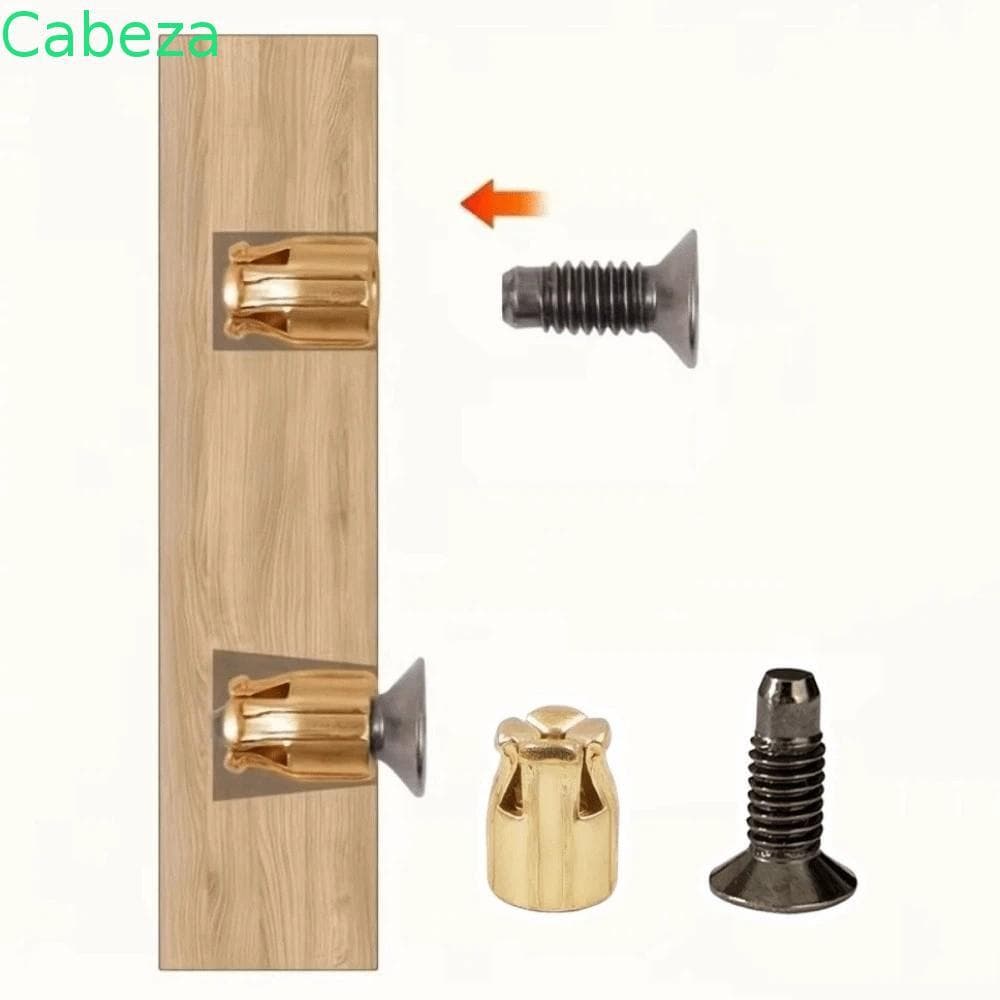 CABEZA1 20Set Kit De Porca De Expansão , Parafuso Dobradiça De Gabinete Reutilizável À Prova De Ferrugem , Estrutura Est