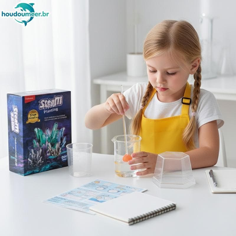 Modelo De Cultivo De Cristal HOUDO , Kit Científico , Brinquedos Educativos , Presentes Para Meninos E Meninas