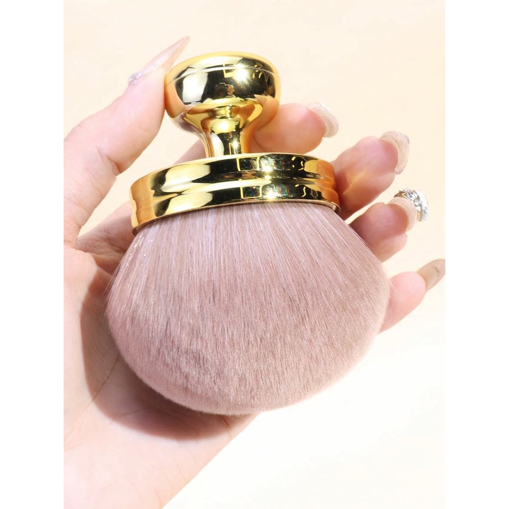 1pc Extra Grande Escova De Maquiagem Em Pó Solto , Multifuncional Macia Portátil Do Blush Corpo Da Poeira Arte Prego